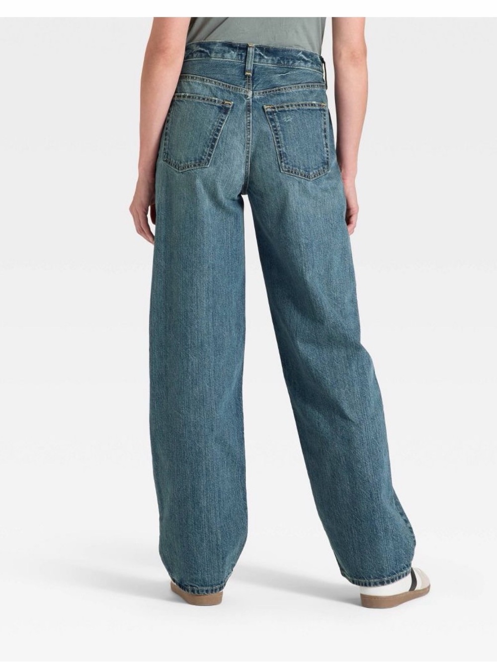 Universal Thread Women 90s Mid-Rise Baggy Denim Jeans Button Fly New with Tags - Picture 2 of 11
